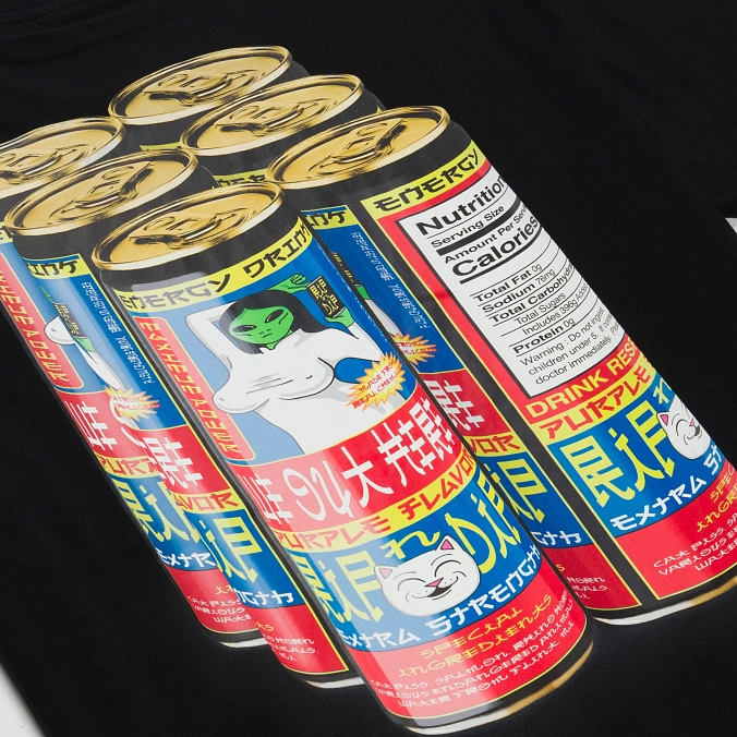 Футболка RIPNDIP Nerms Cans Tee Black
